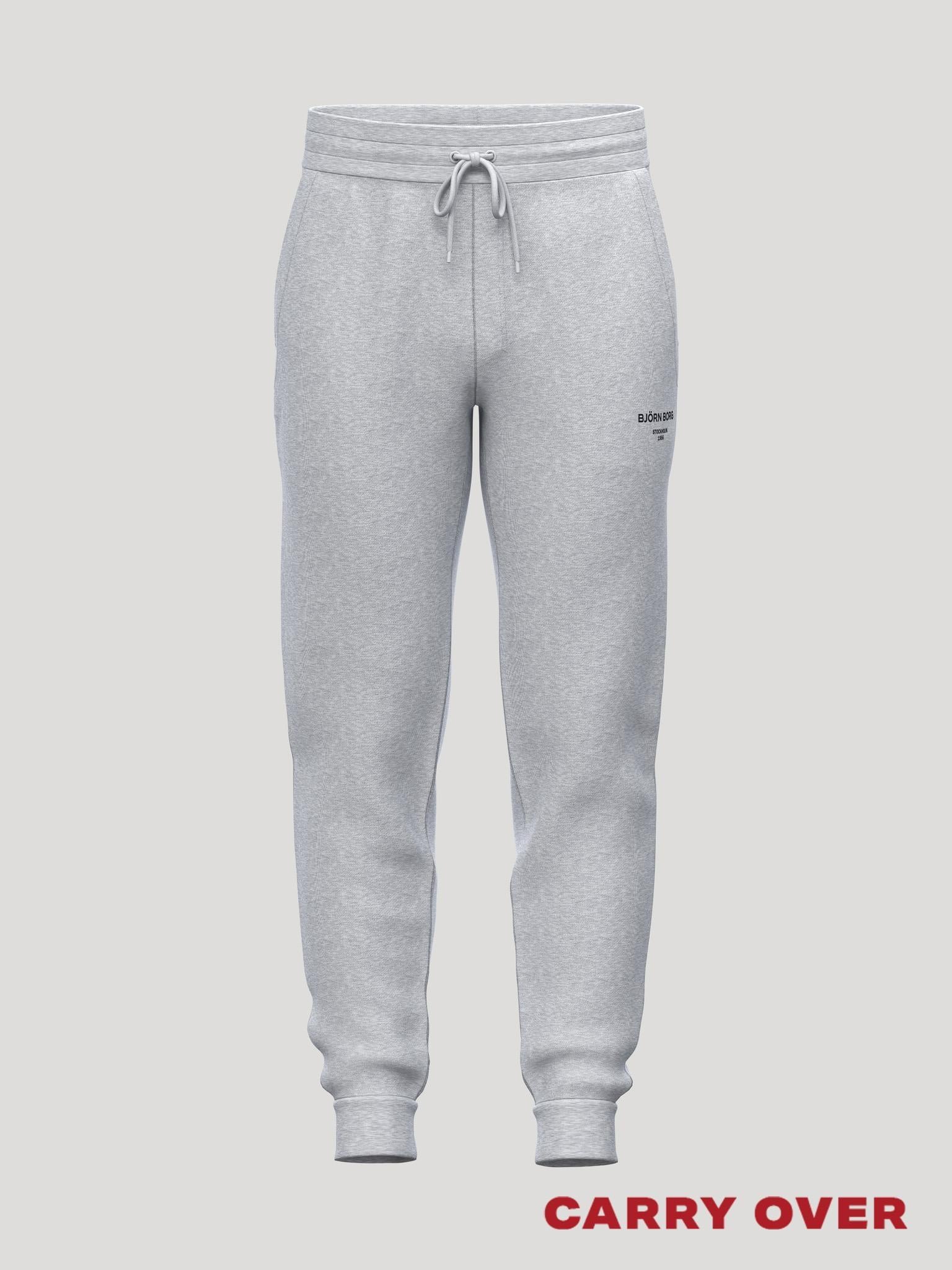 BJÖRN BORG Borg Essential 1 Tapered Sweatpants Light Grey Melange