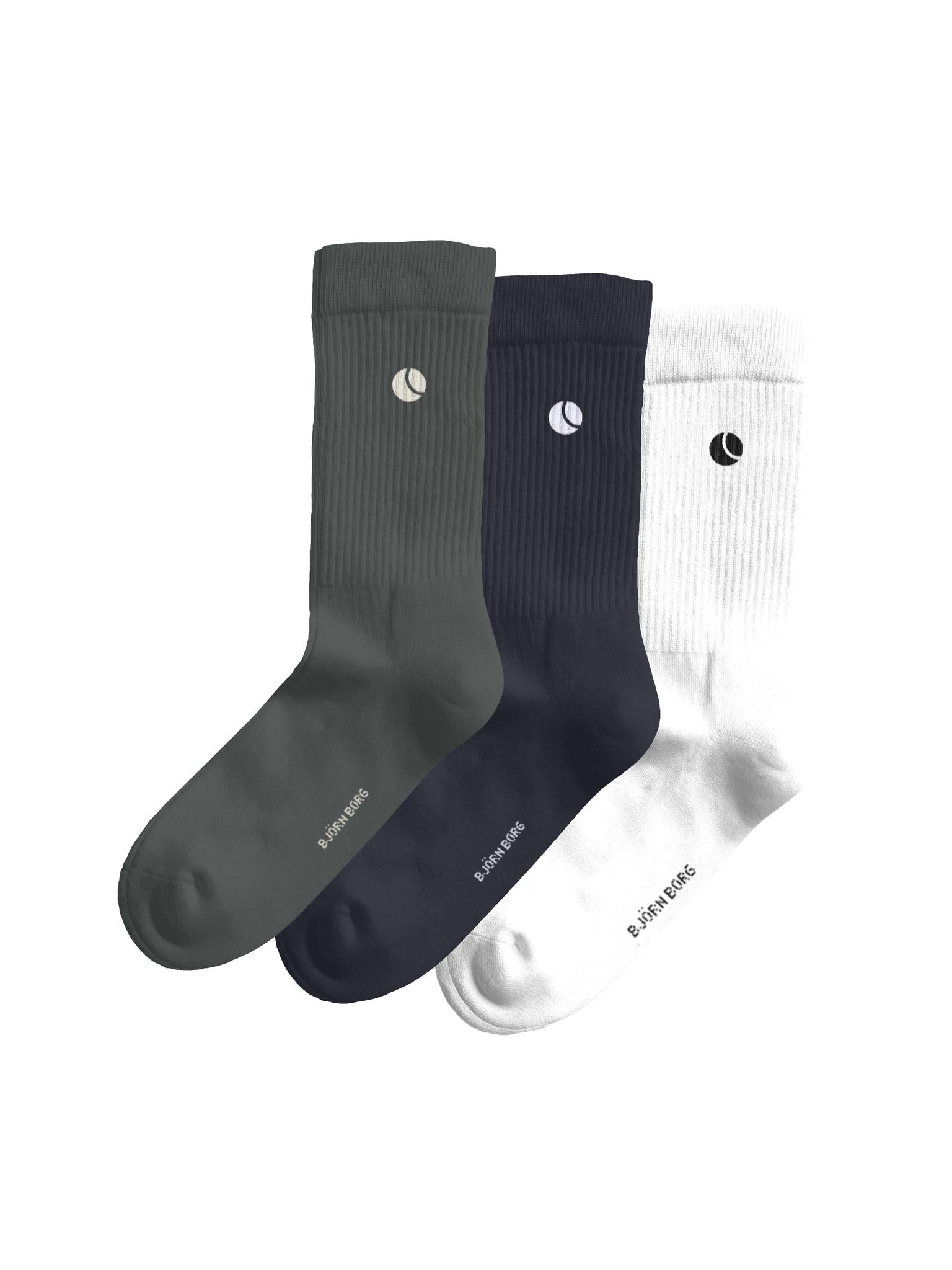 BJÖRN BORG Core Crew Sock 3p Multipack 1