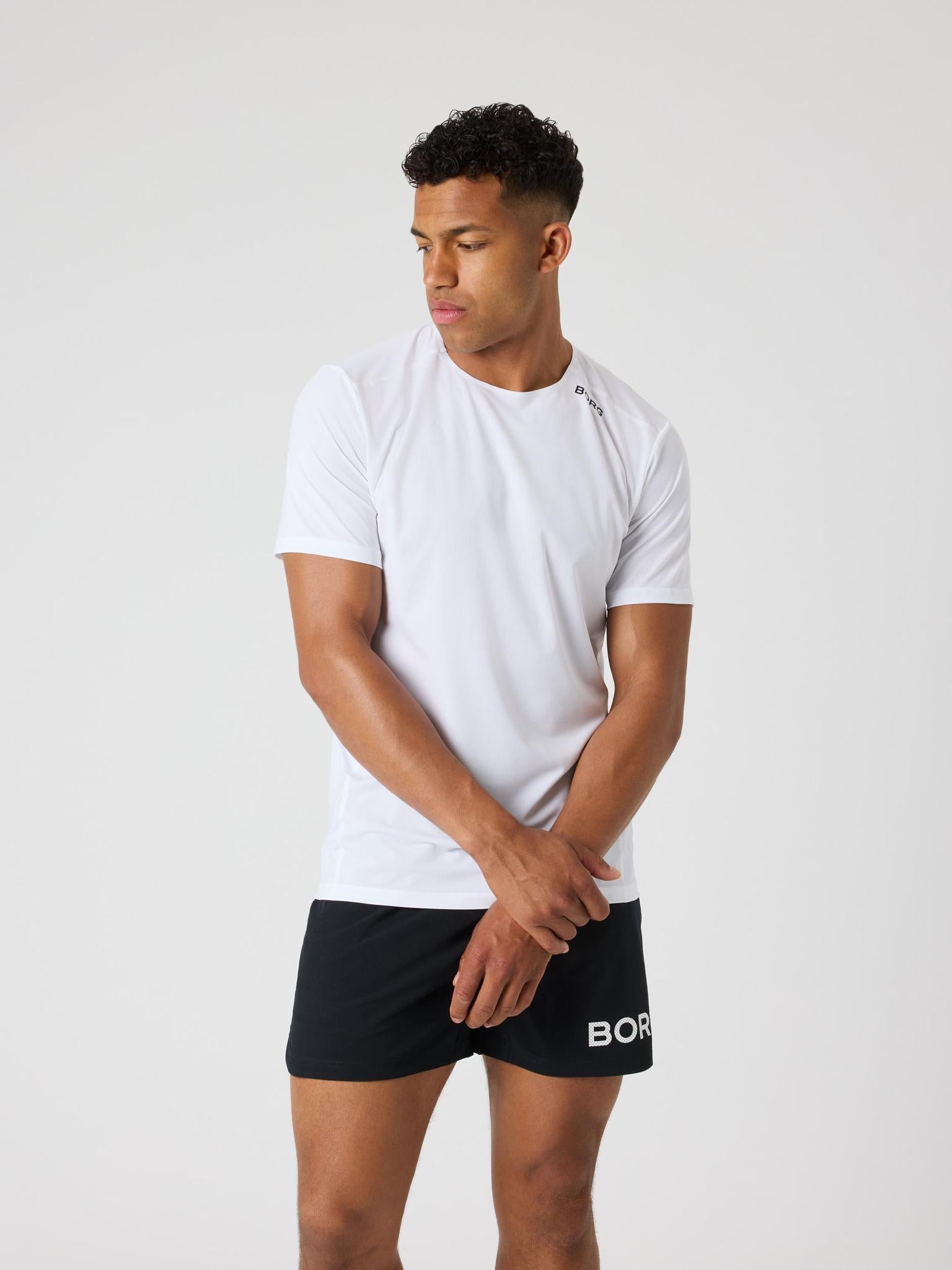 BJÖRN BORG Borg Feather T-shirt Brilliant White