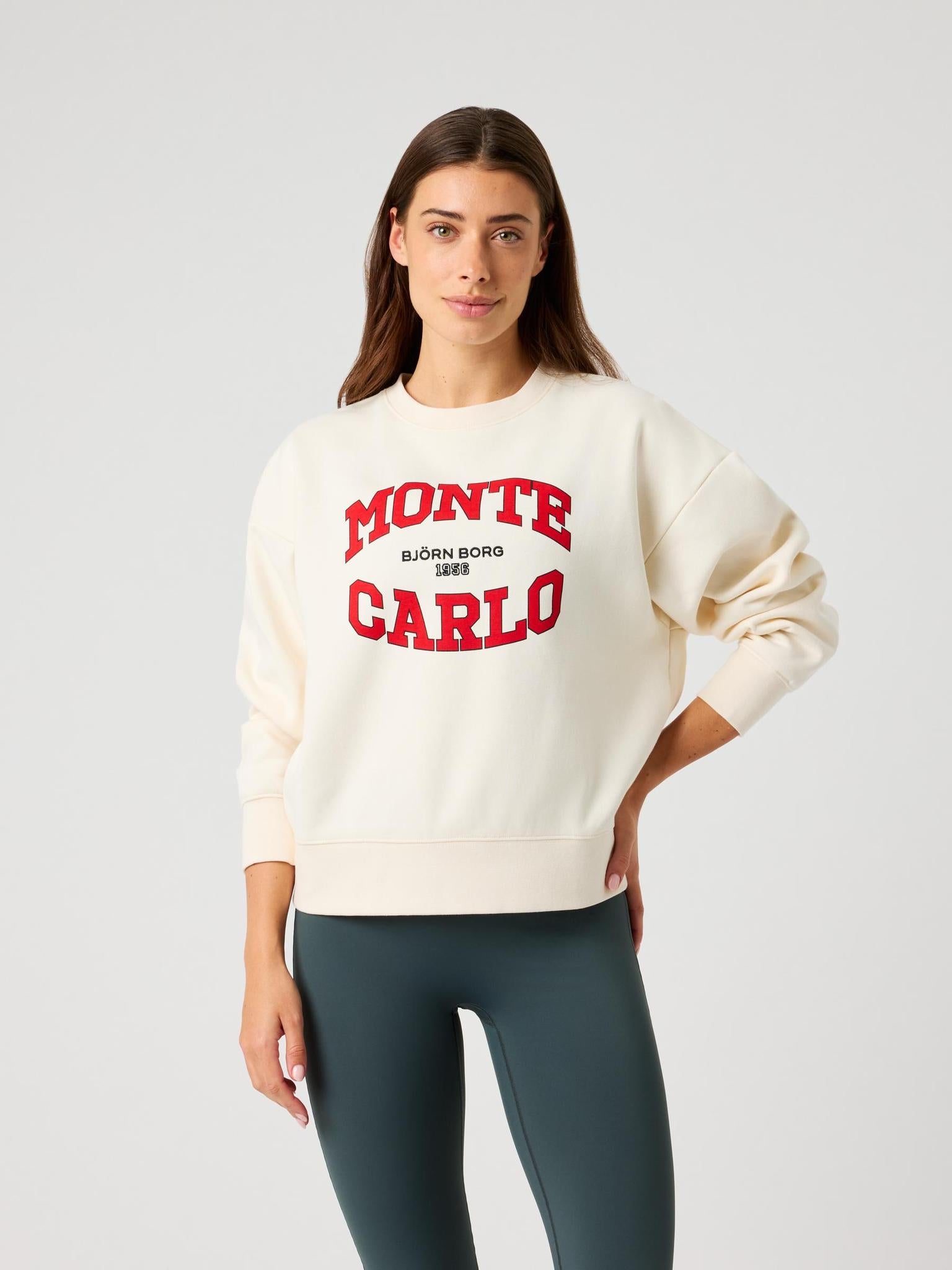 BJÖRN BORG Borg Boyfriend Sweatshirt Tofu