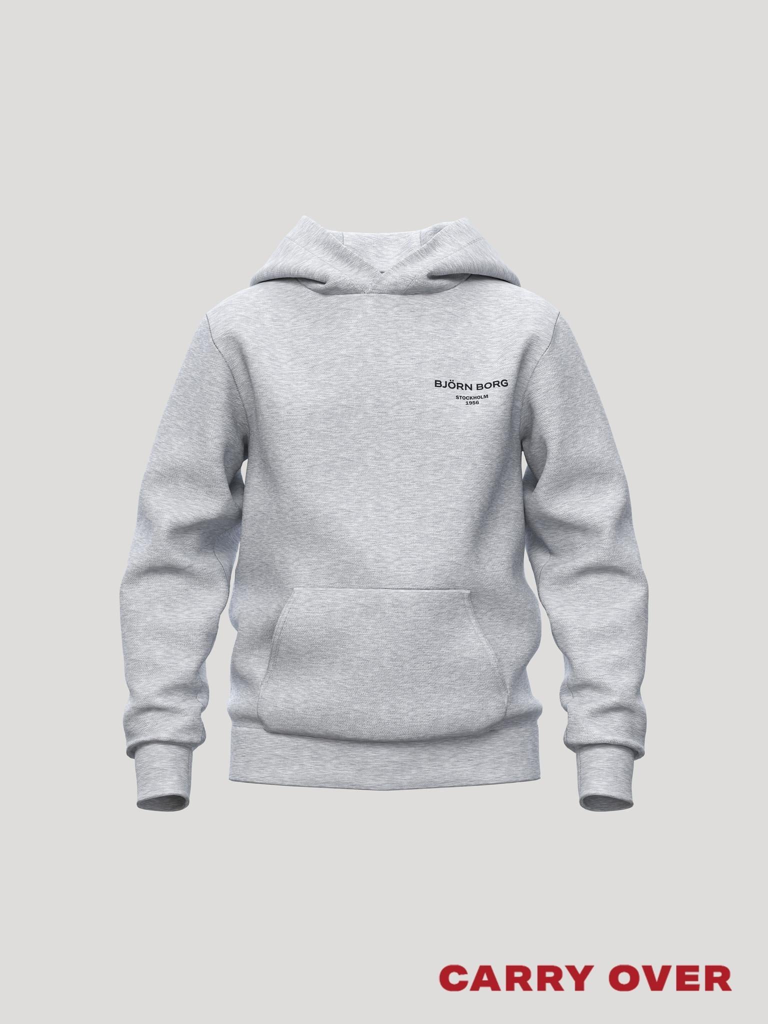 BJÖRN BORG Borg Essential 1 Hoodie Light Grey Melange