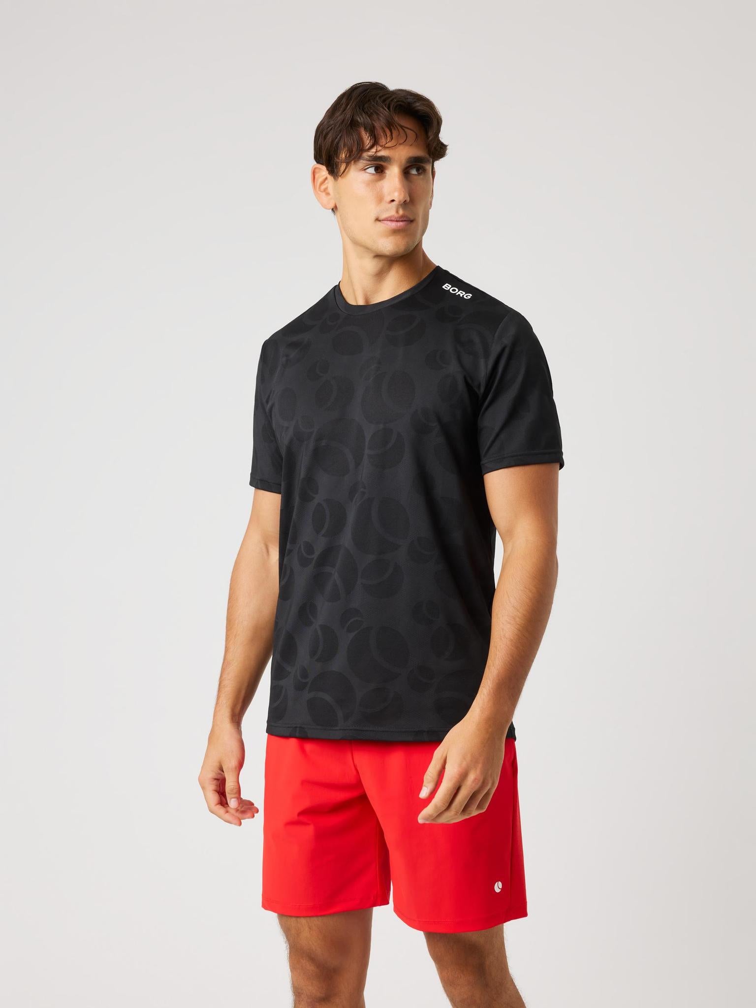 BJÖRN BORG Ace Performance T-shirt Black Beauty