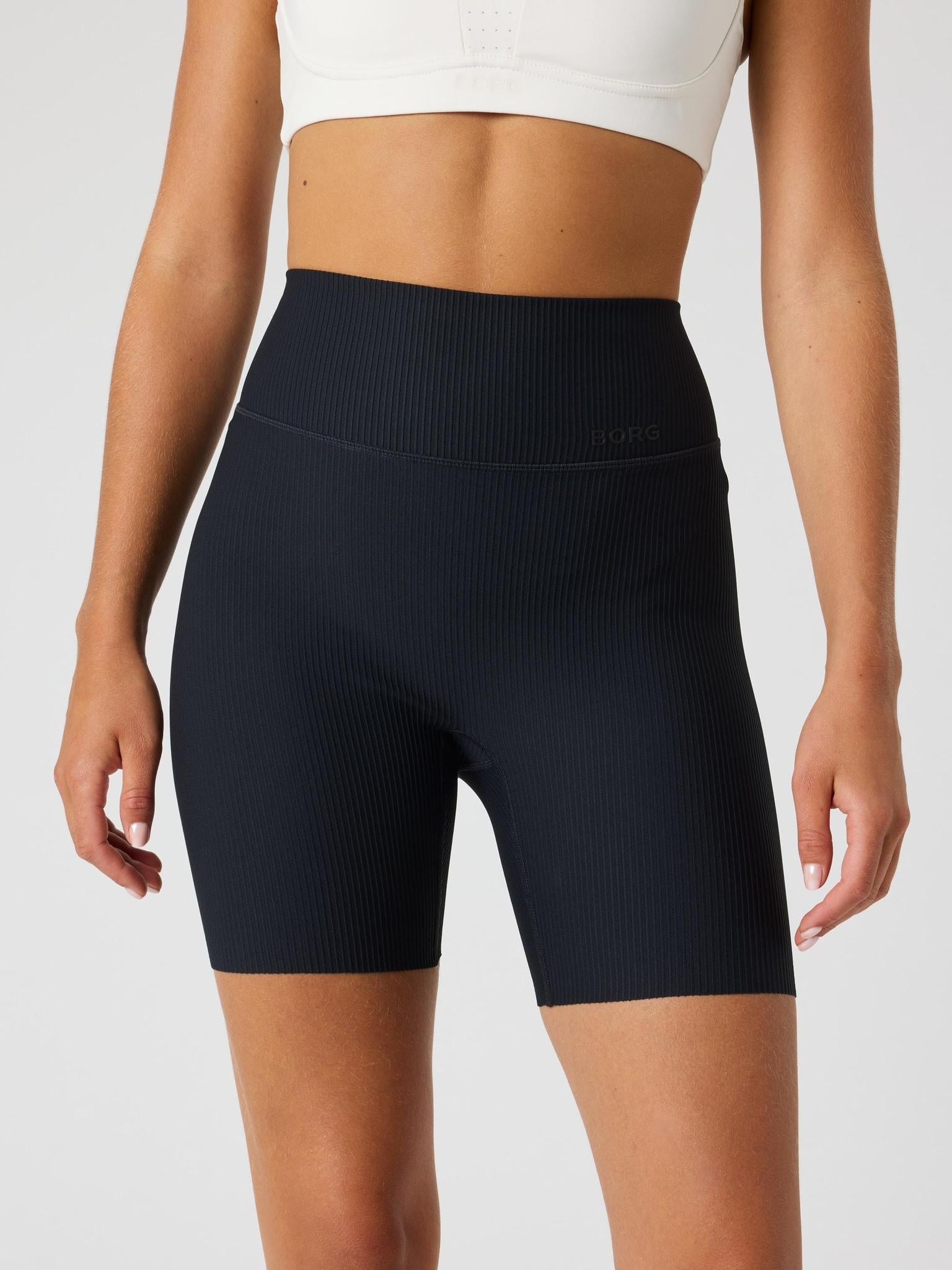 BJÖRN BORG Studio Ribbed Shorts Black Beauty