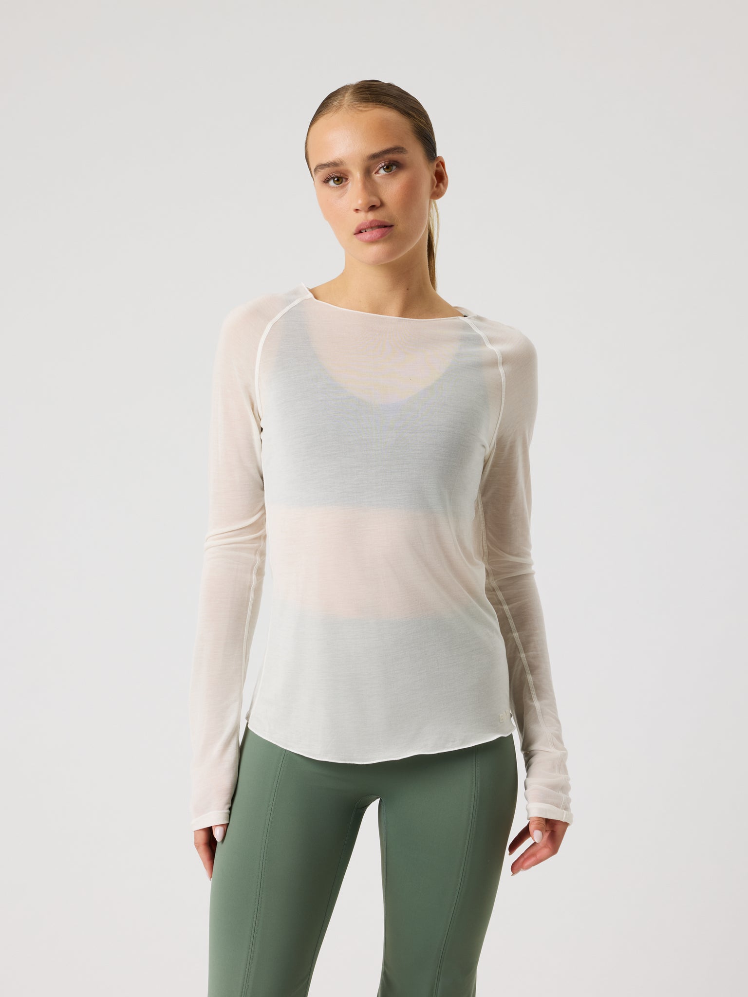 BJÖRN BORG Studio Light Long Sleeve Top Tofu