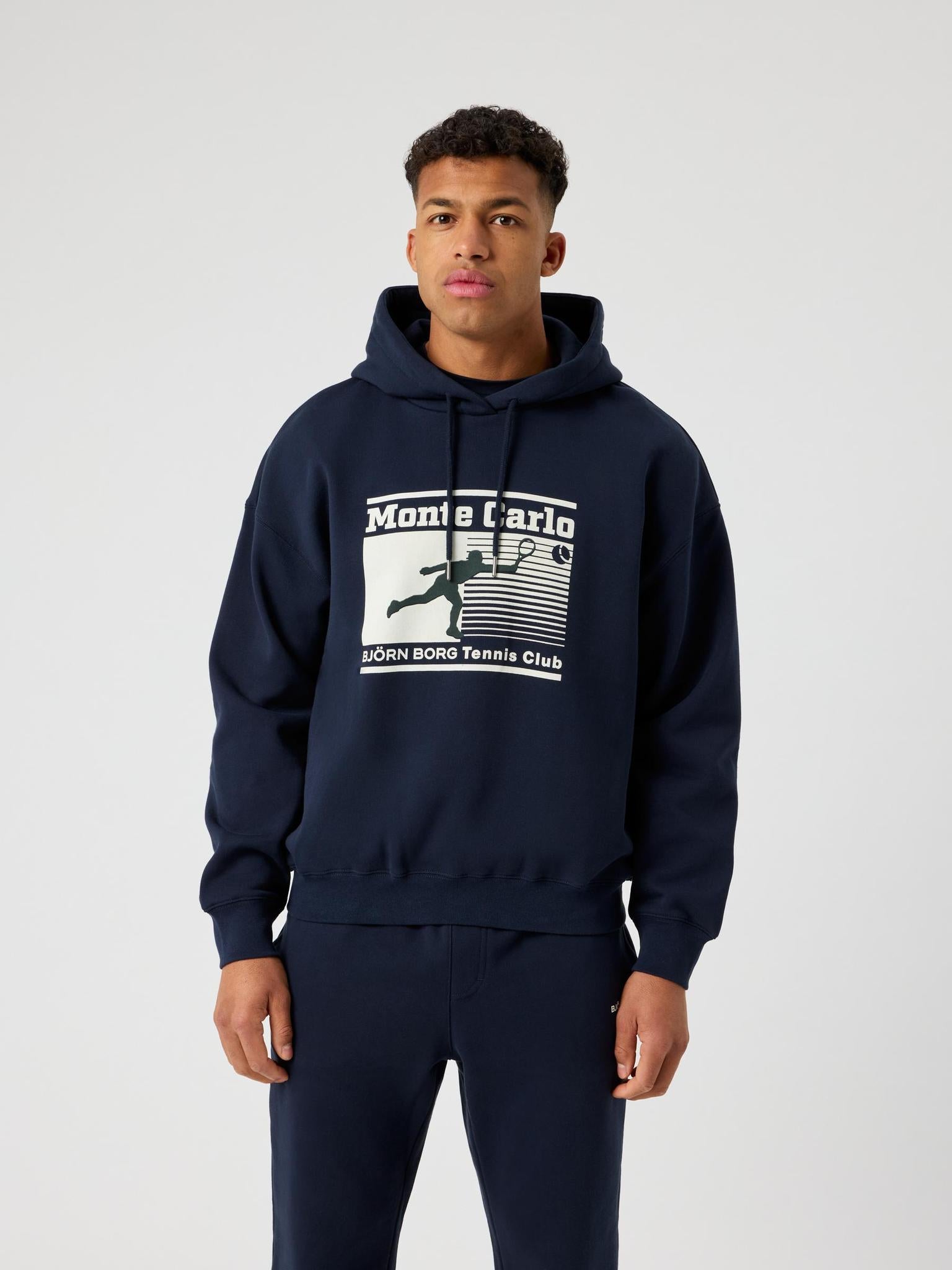 BJÖRN BORG Borg Oversized Hoodie Night Sky