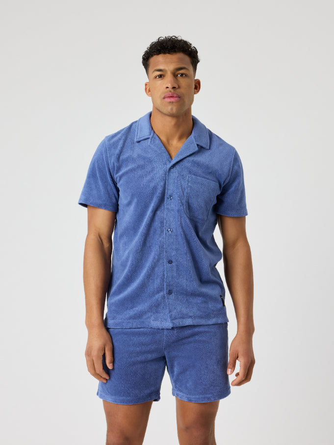 BJÖRN BORG Borg Toweling Pool Shirt Coastal Fjord