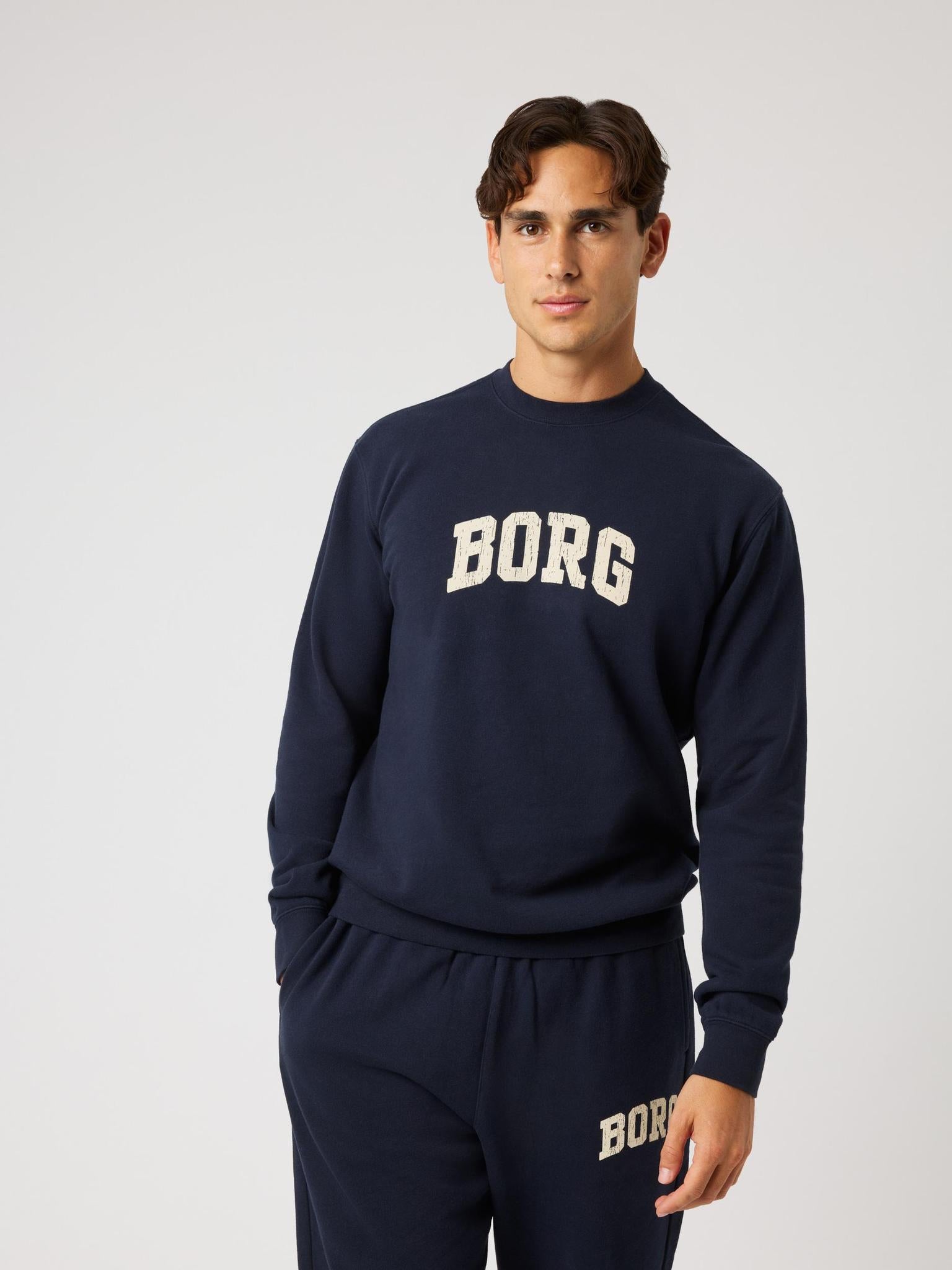 BJÖRN BORG Borg Classic Print Sweatshirt Night Sky
