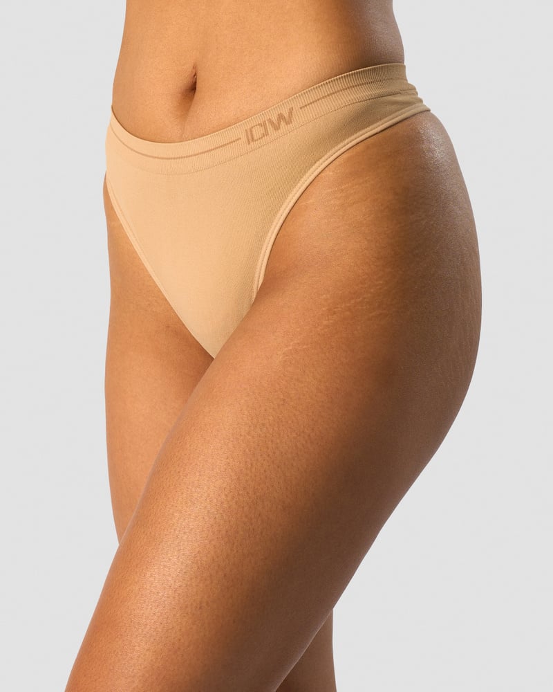ICIW Everyday Seamless Thong 2-pack Almond