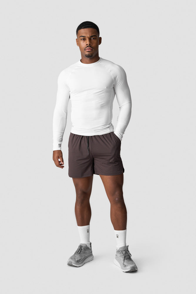 ICIW Stride Muscle Fit Long Sleeve Men White
