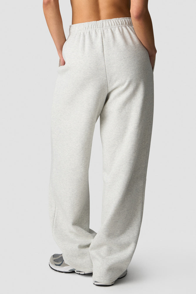 ICIW Everyday Straight Leg Sweatpants White Melange