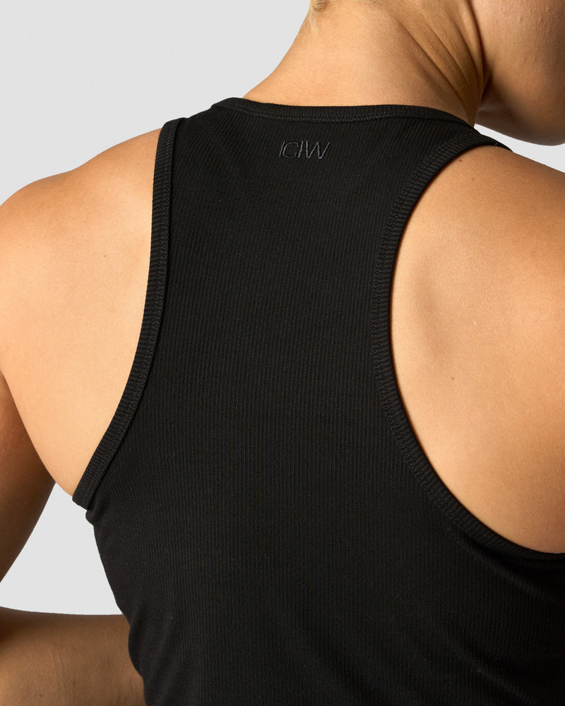 ICIW Nimble Cropped Tank Top Black (13304001)
