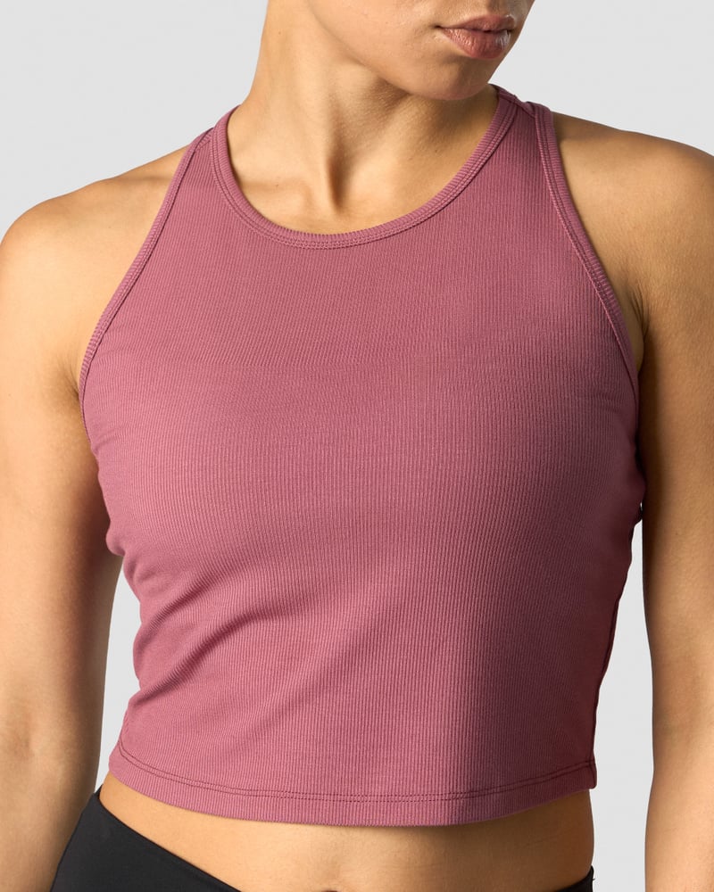 ICIW Nimble Cropped Tank Top Wild Berry
