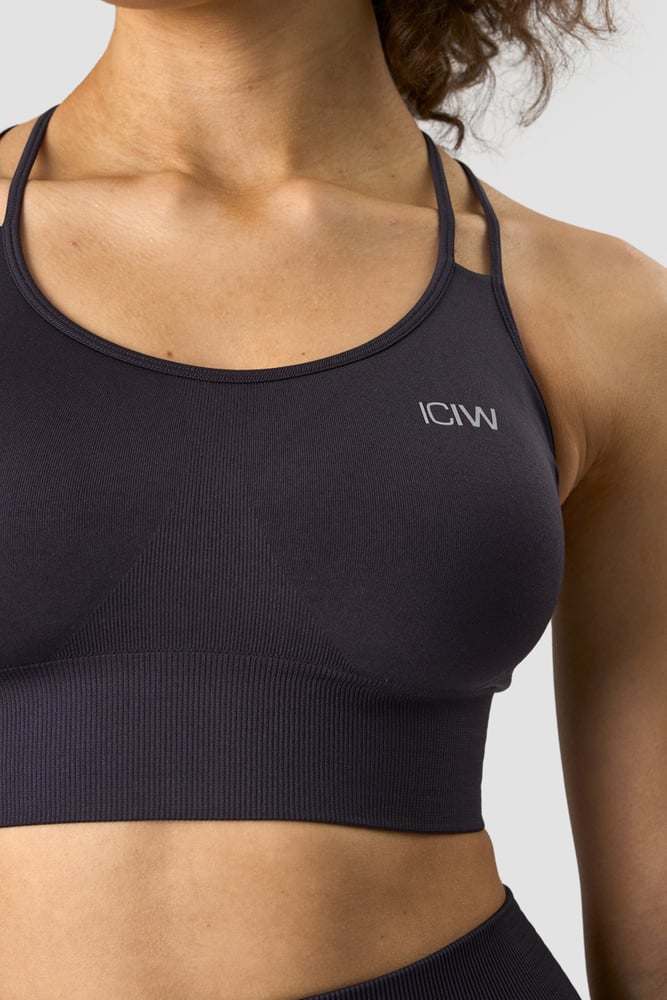 ICIW Define Seamless Sports Bra Dk Graphite