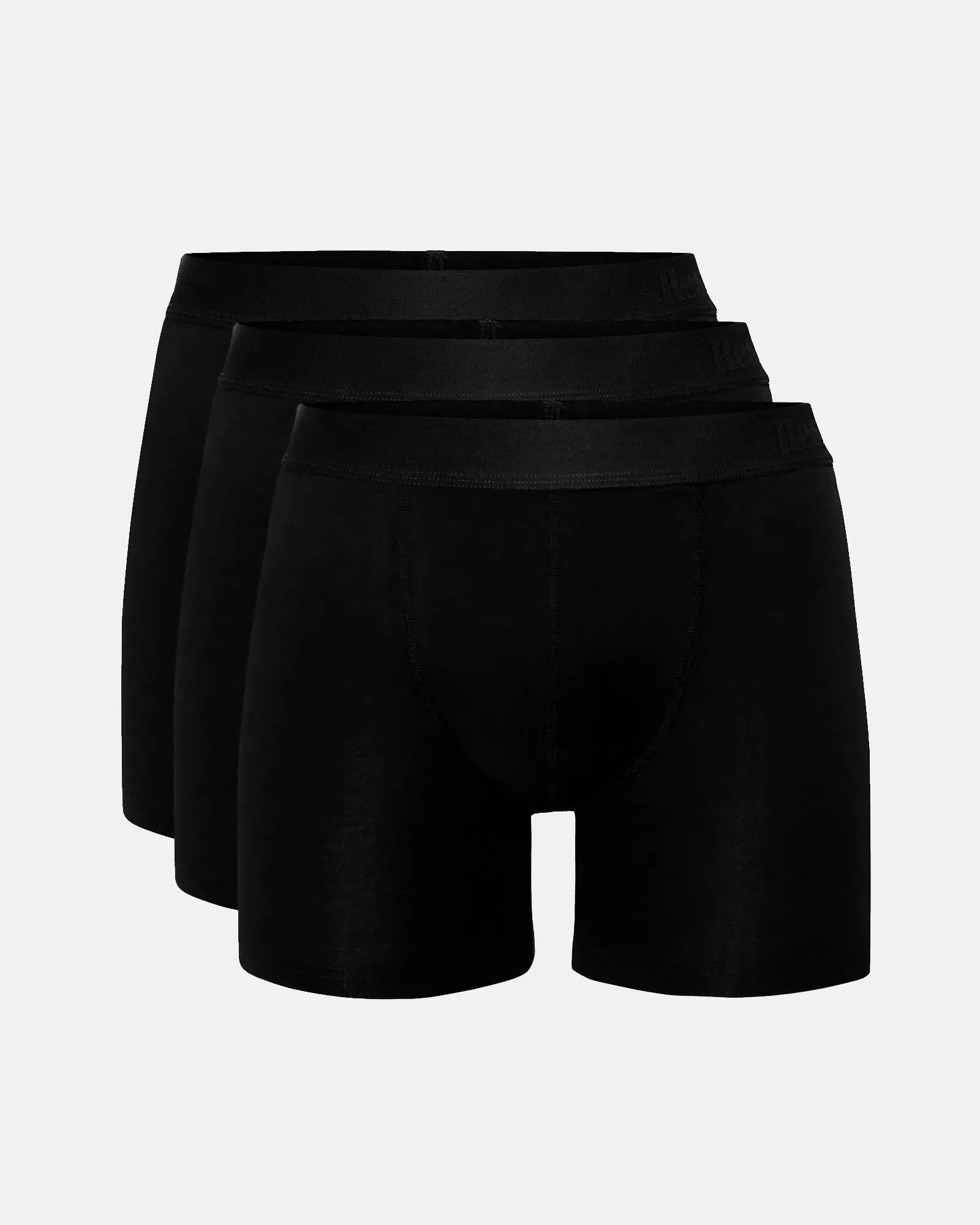 Resteröds Boxer Bamboo 3-pack Long leg Svart Resteröds