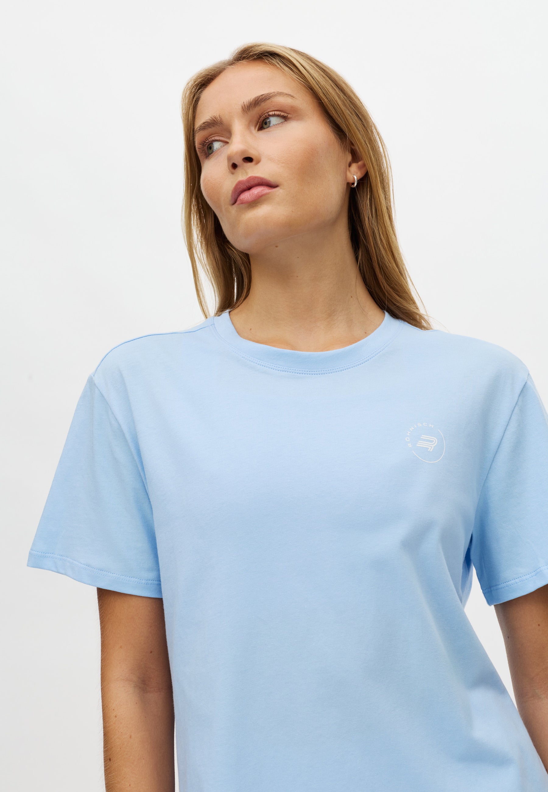 RÖHNISCH Cotton Tee Chambray Blue