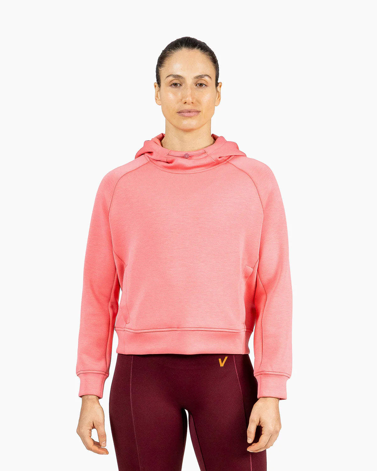 Velites Crop Hoodie Holo Rosa