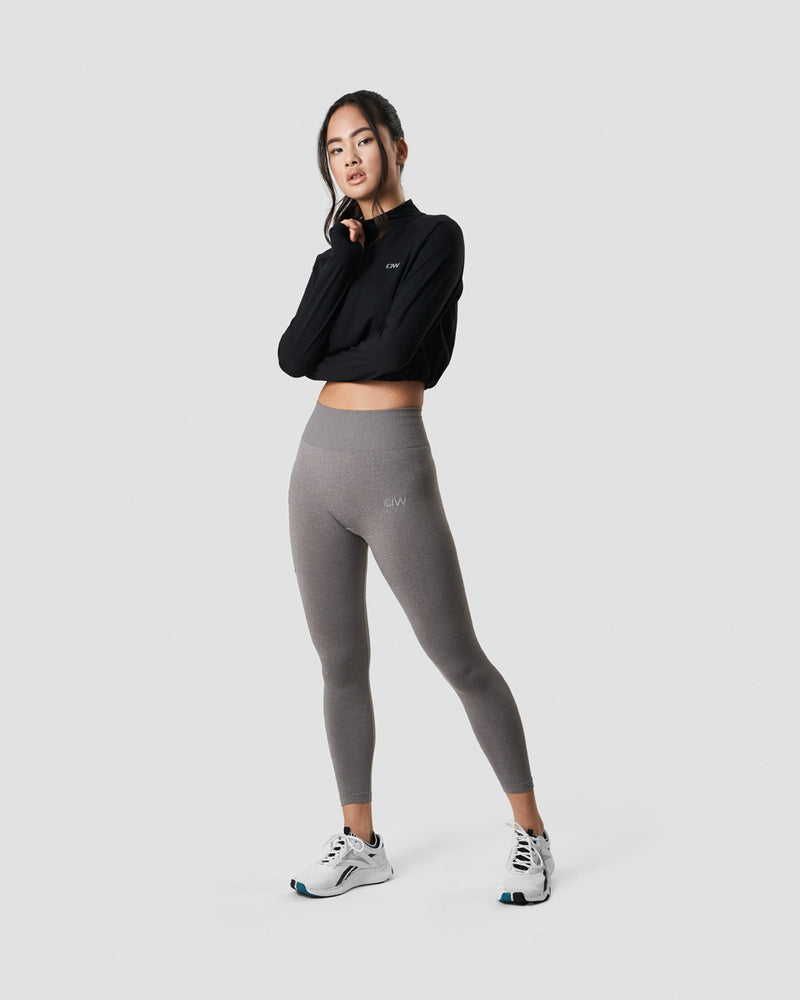ICIW Define Cropped 1/4 Zip Adjustable Black