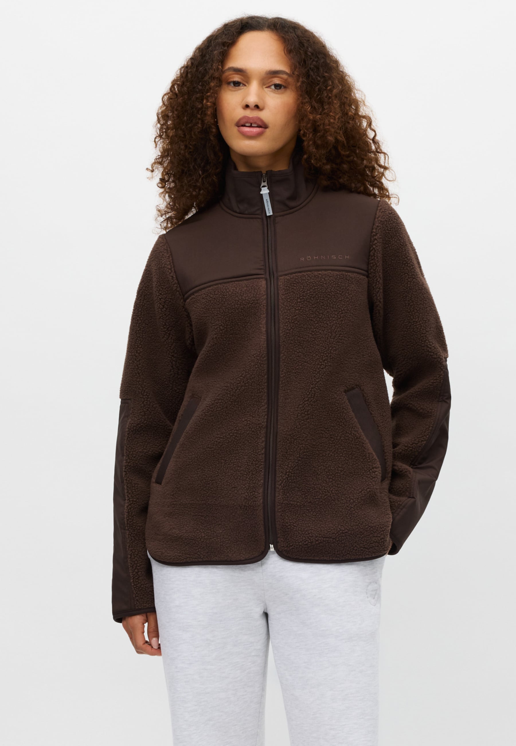 RÖHNISCH Phoebe Pile Jacket Java