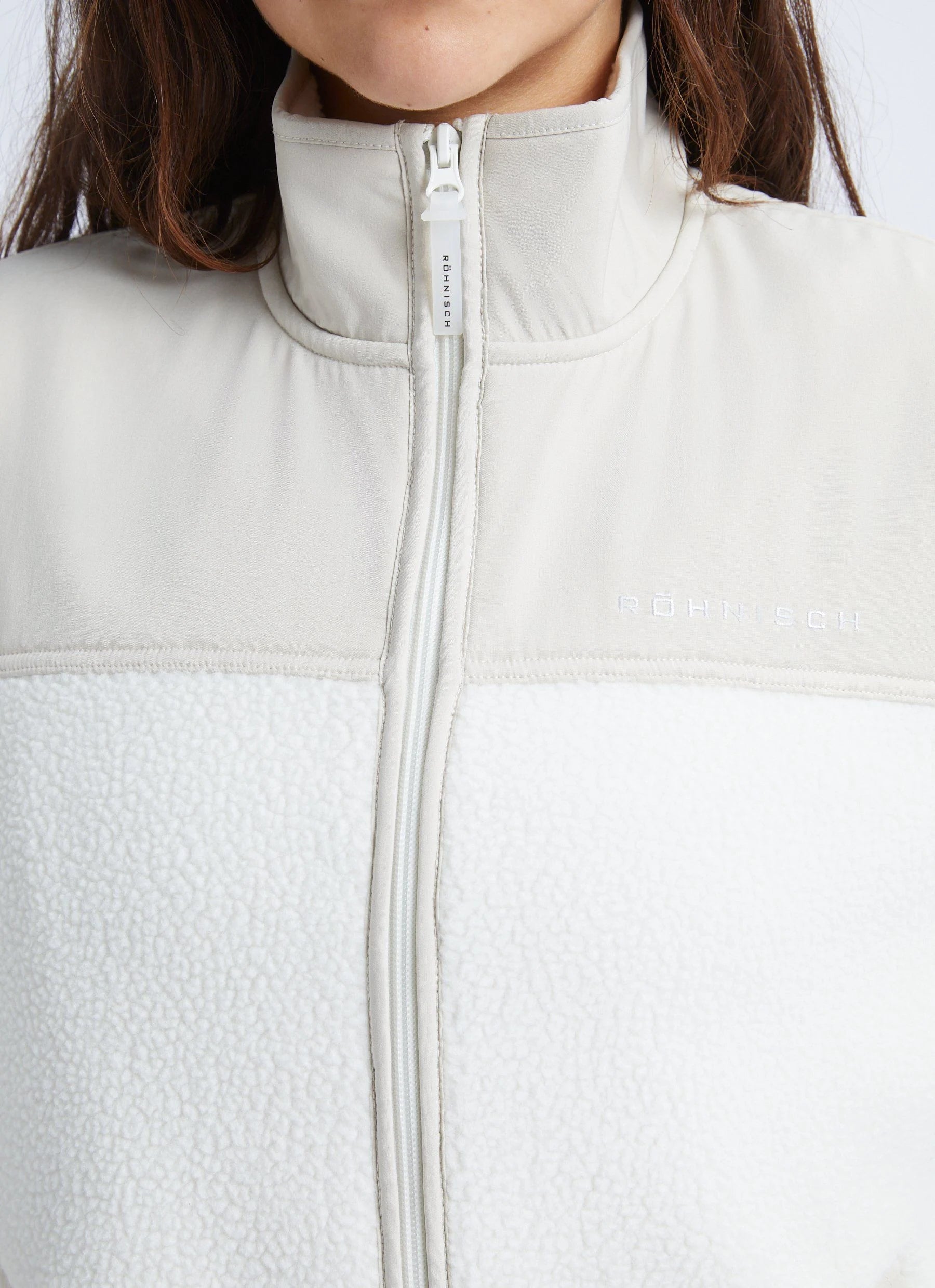 RÖHNISCH Phoebe Pile Jacket, Peyote Beige Röhnisch