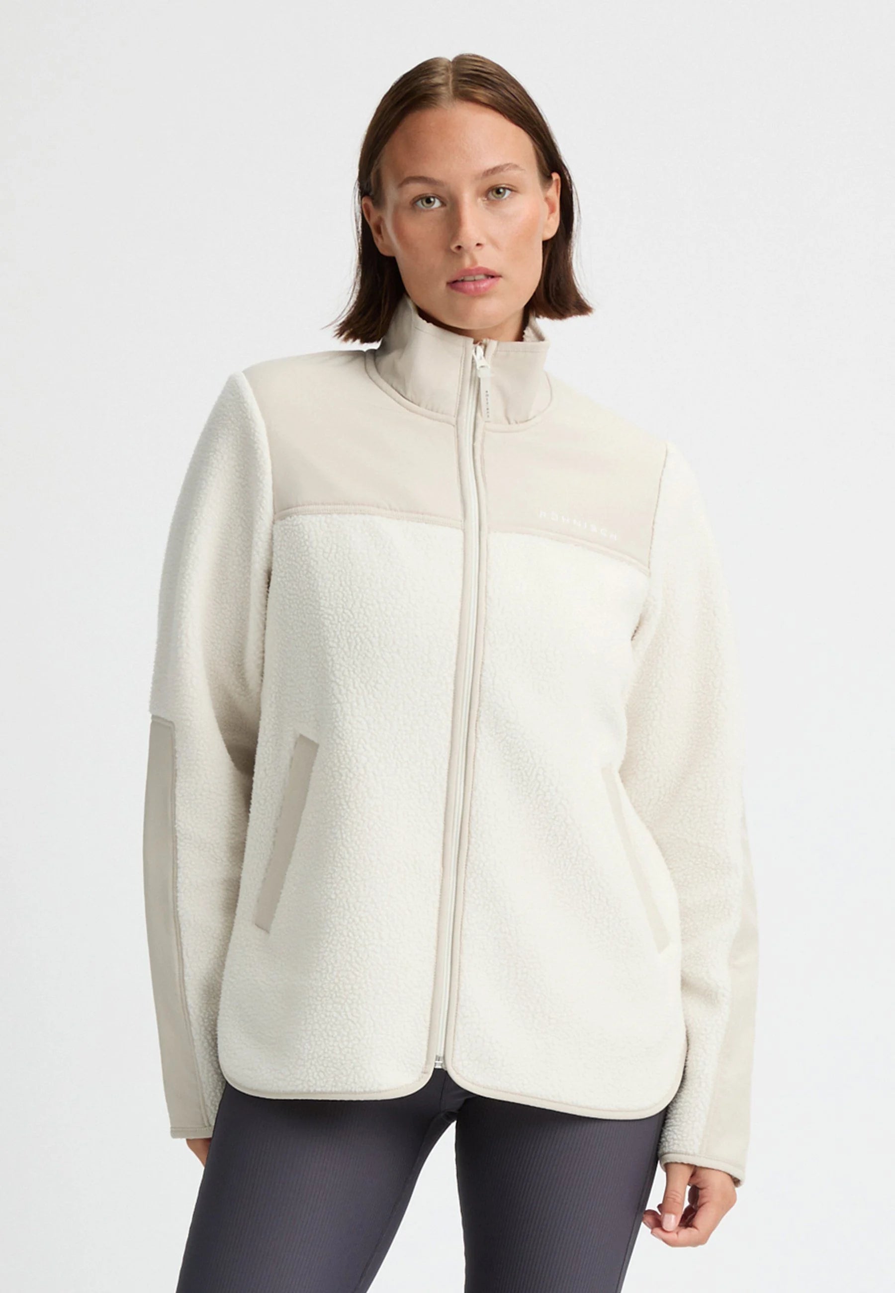 RÖHNISCH Phoebe Pile Jacket, Peyote Beige Röhnisch