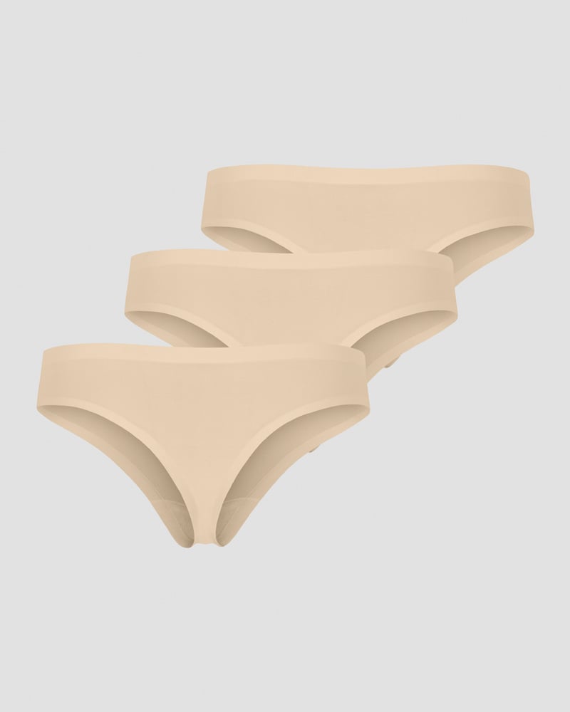 ICIW Invisible Thong 3-pack Beige