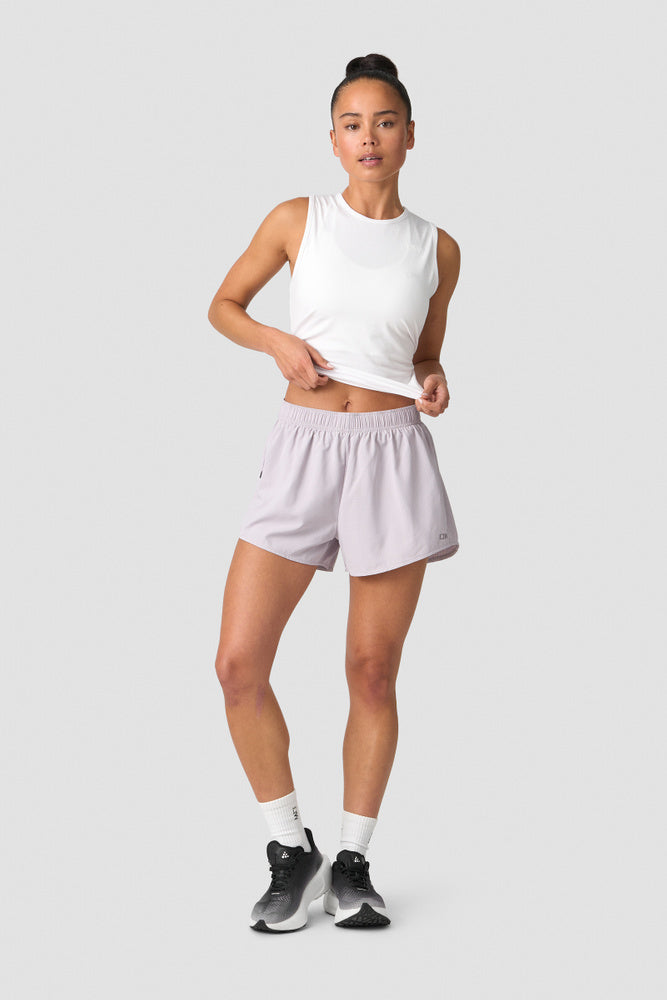 ICIW Empowering Open Back Tank White Wmn