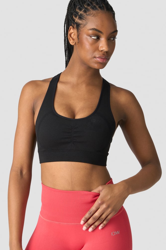 ICIW Rush Seamless Sports Bra Black