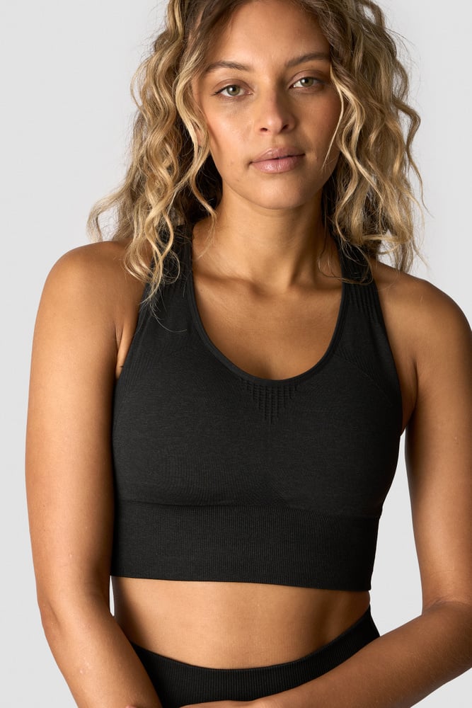 ICIW Soft Seamless Sports Bra Black