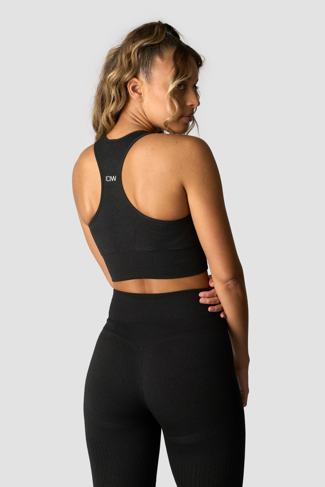 ICIW Soft Seamless Sports Bra Black