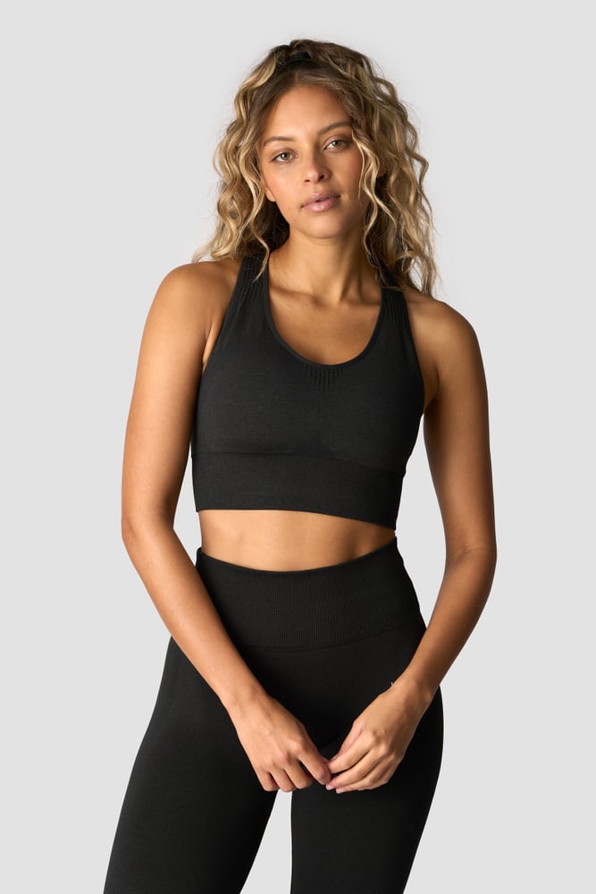 ICIW Soft Seamless Sports Bra Black
