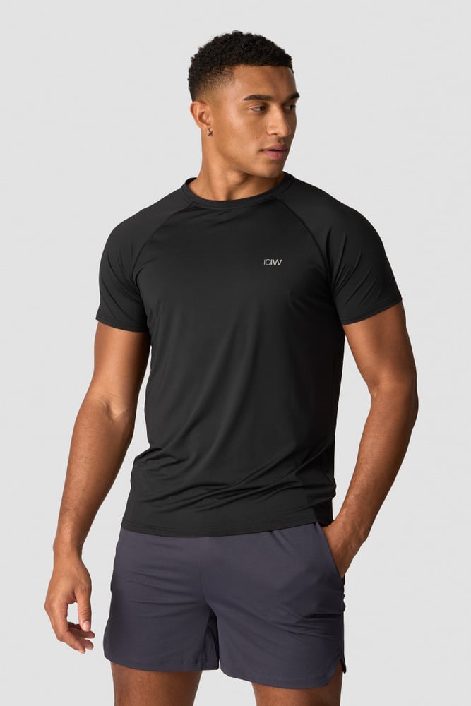 ICIW Workout Melange T-shirt Men Black