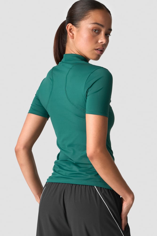 ICIW Contrast T-shirt Deep Emerald