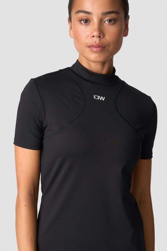 ICIW Contrast T-shirt Black
