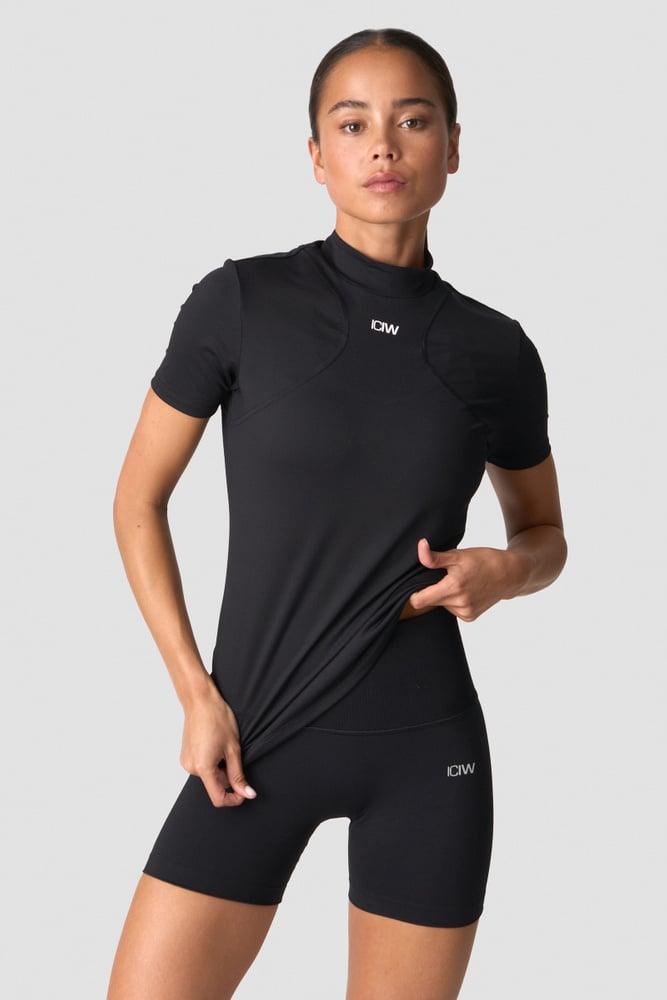 ICIW Contrast T-shirt Black