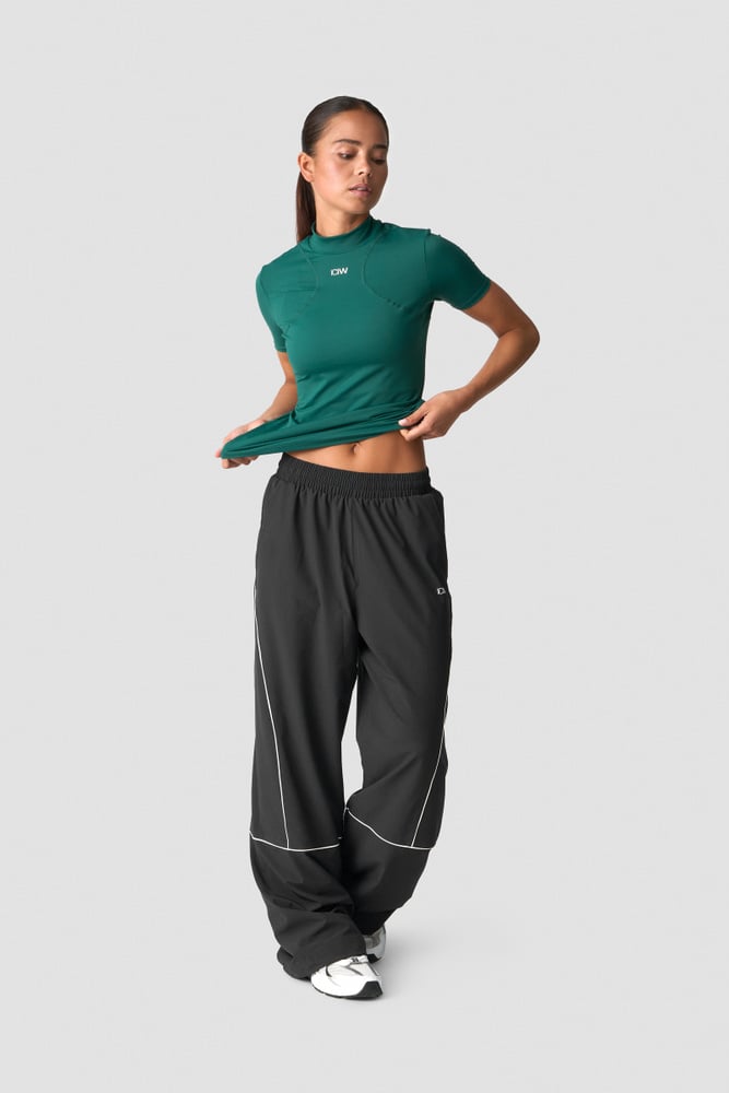 ICIW Contrast T-shirt Deep Emerald