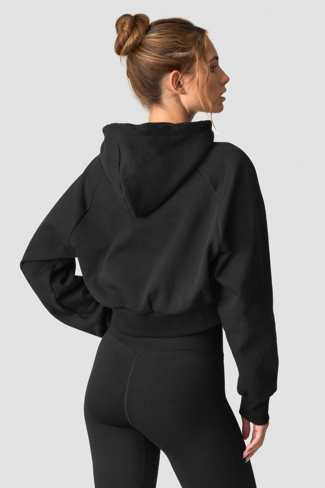 ICIW Everyday Cropped Hoodie Wmn Black