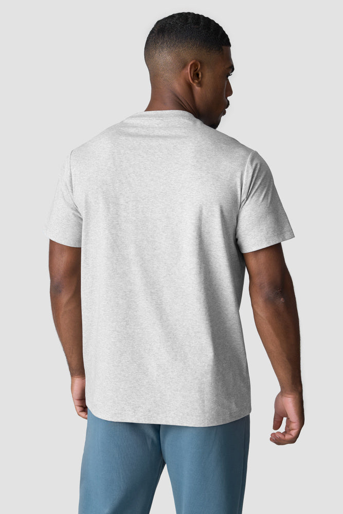 ICIW Everyday Cotton T-shirt Print Men Light Grey Melange