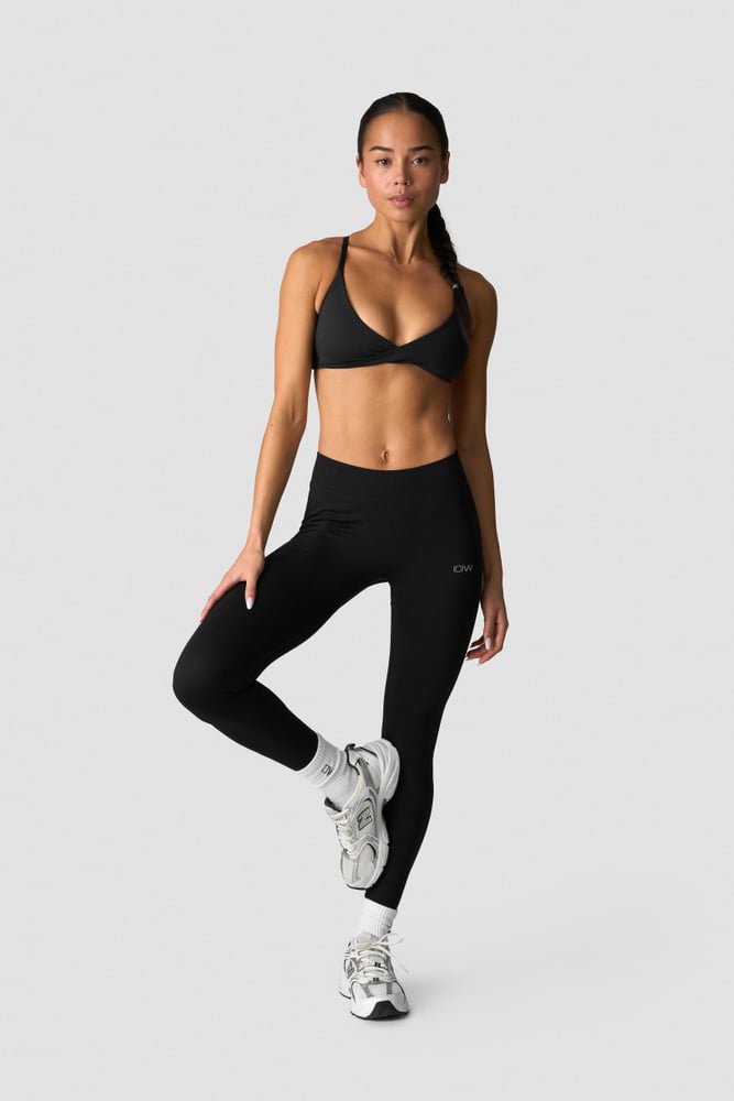 ICIW Define Seamless Tights Low Waist Black