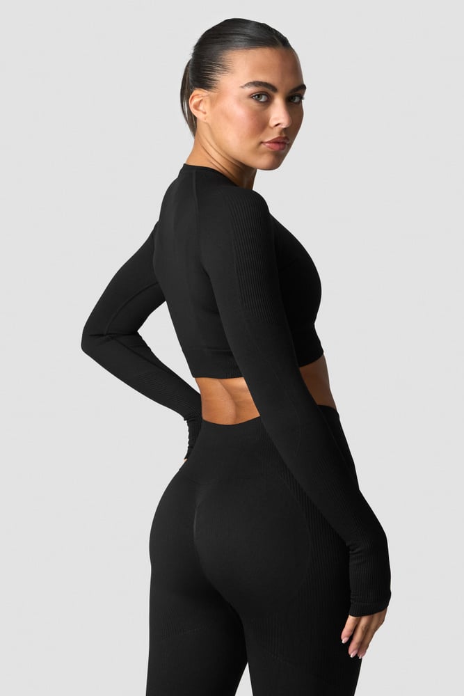 ICIW Sculpt Seamless Long Sleeve W Black