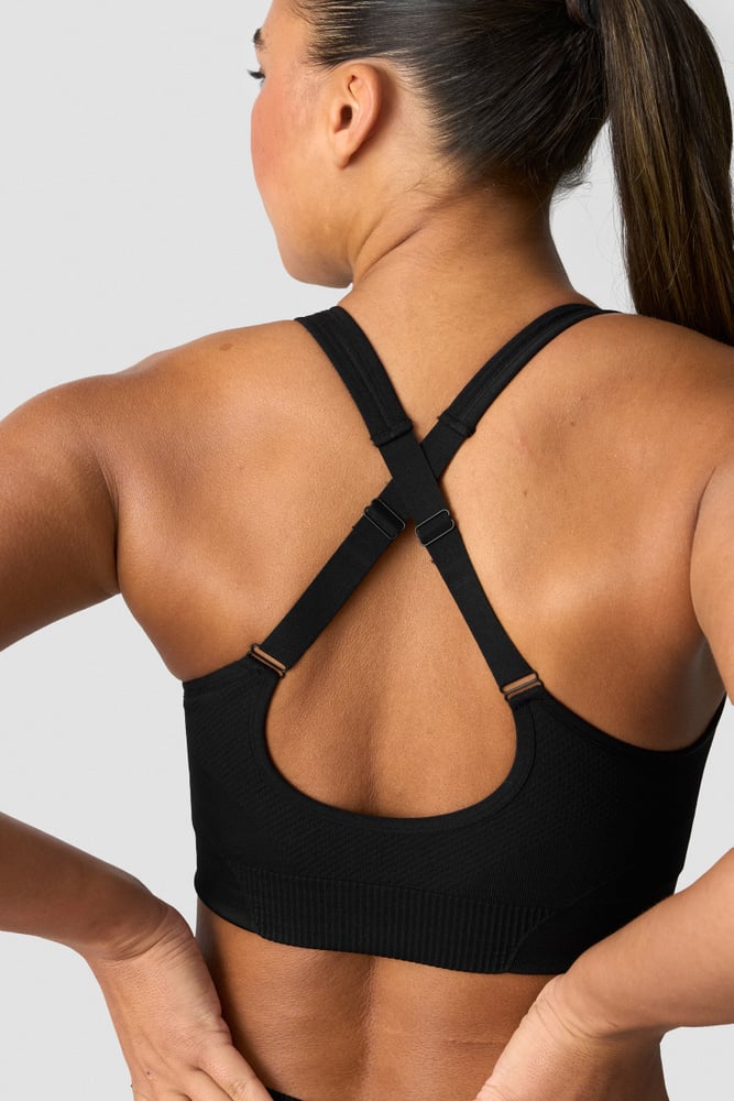 ICIW Sculpt Seamless Sports Bra Black