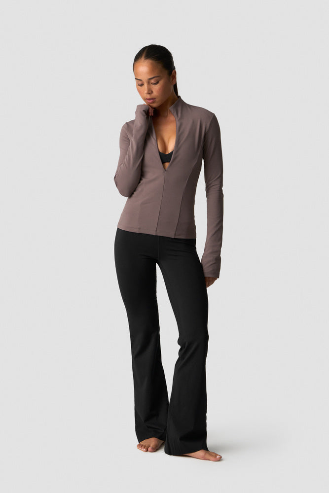 ICIW Nimble 1/2 Zip Long Sleeve Dusty Brown
