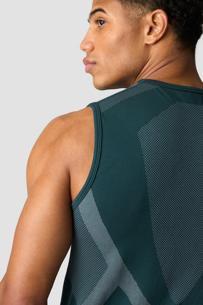 ICIW Sculpt Seamless Tank Top M Dark Dusty Teal