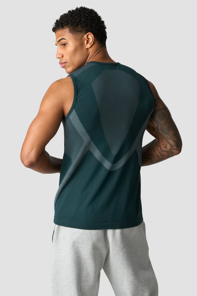 ICIW Sculpt Seamless Tank Top M Dark Dusty Teal