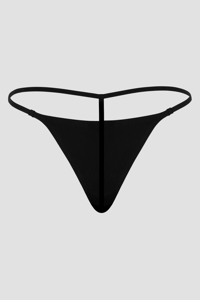 ICIW Invisible Tanga Thong Black