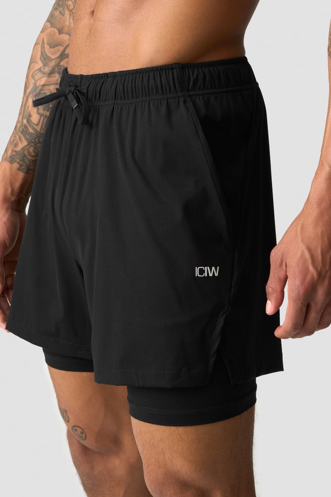 ICIW Ignite 2-in-1 Shorts M Black
