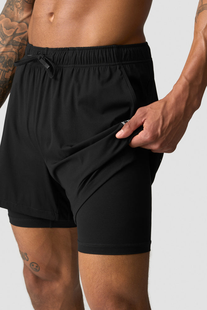 ICIW Ignite 2-in-1 Shorts M Black