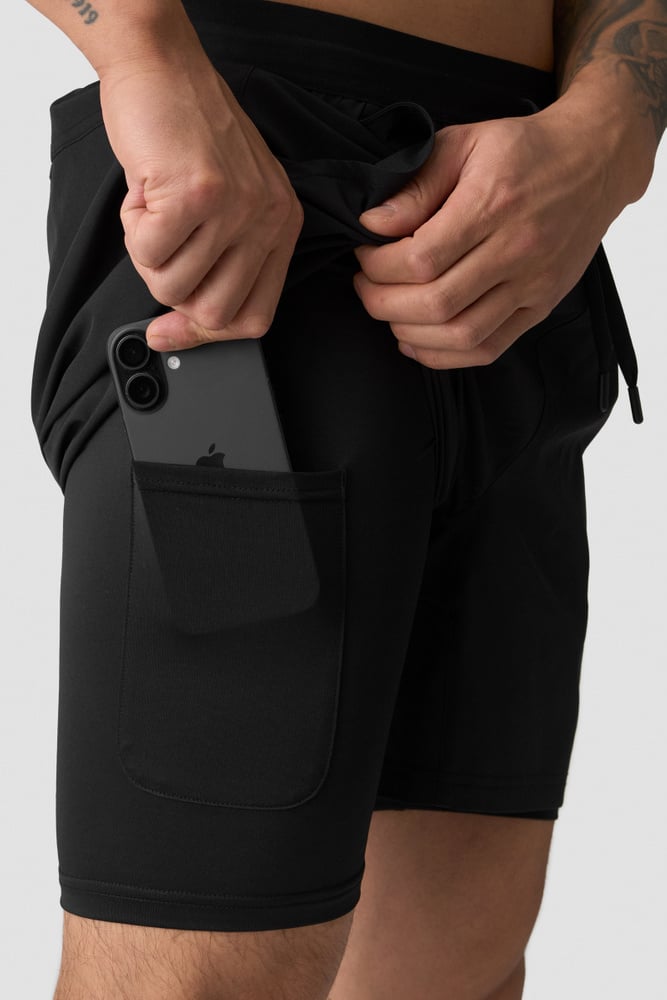 ICIW Workout 2-in-1 Shorts Men Black