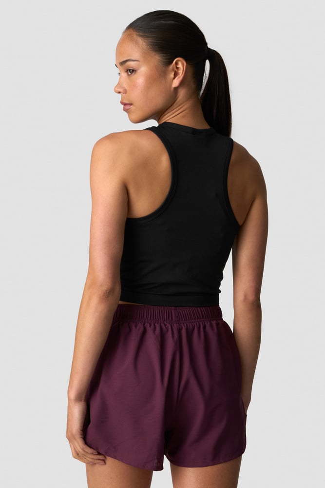 ICIW Mirage Cropped Tank Top Black