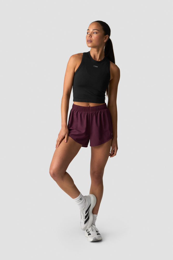 ICIW Mirage Cropped Tank Top Black