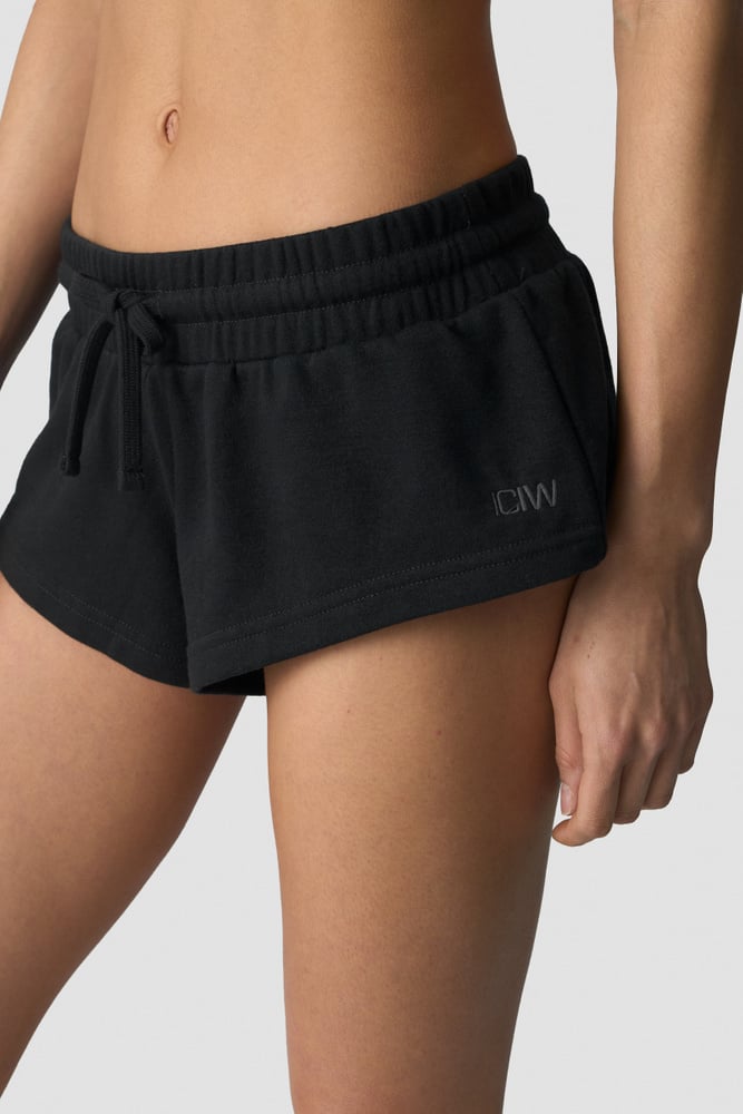 ICIW Everyday Unbrushed Sweat Shorts Black